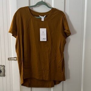 Athleta Brown Short Sleeve Tee